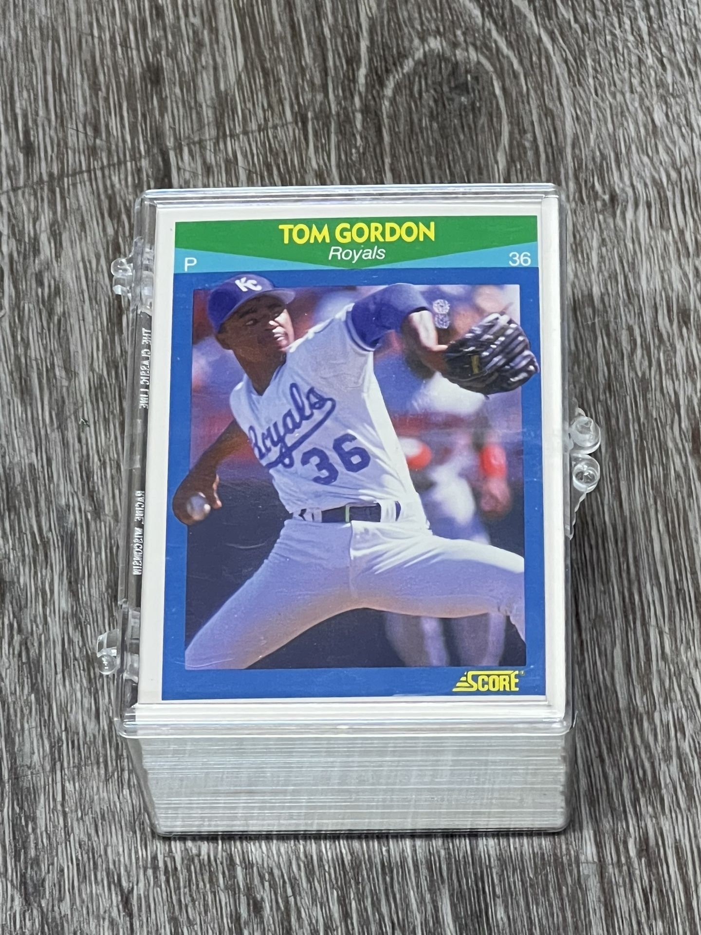 1990 Score Rising Star Baseball Trading Card Set #1-100