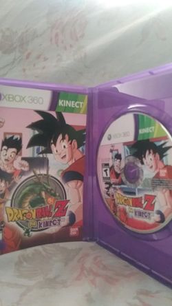 Sensor Kinect Usado Para Xbox 360 Com Jogo Dragon Ball Z for Kinect