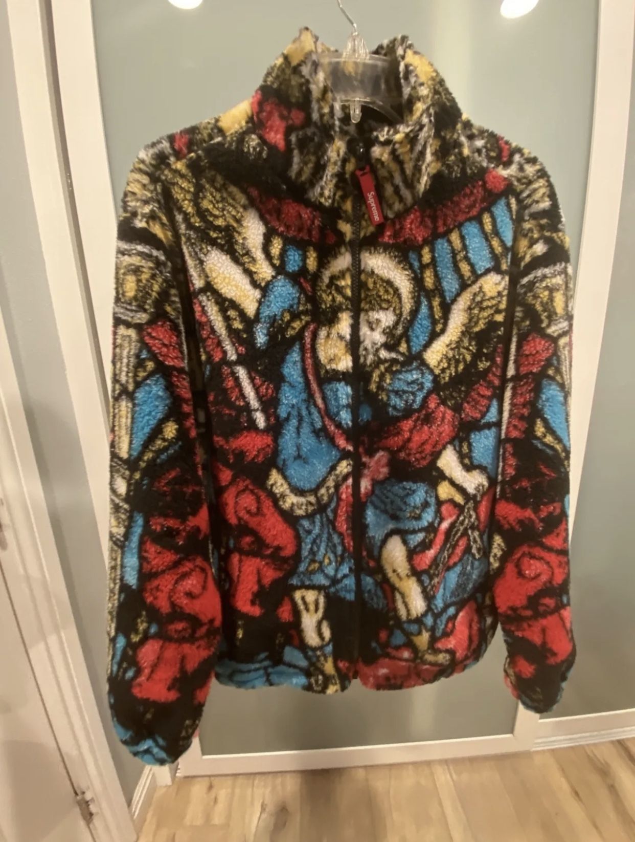 Supreme Saint Michael Fleece Jacket | nate-hospital.com