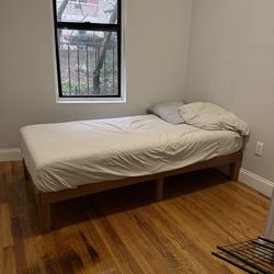 Twin Bed Frame & Mattress