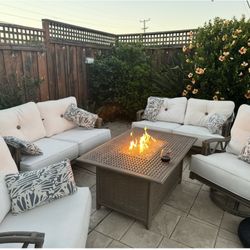 Outdoor Furniture Fire Pit Set