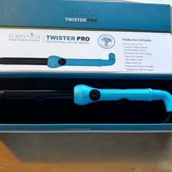 KASHMIRA PROFESSIONAL TWISTER PRO CURLING WAND  (25MM)- NEW IN BOX - TEAL - READY TO SHIP!
