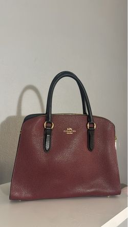 Coach Burgundy Leather Satchel