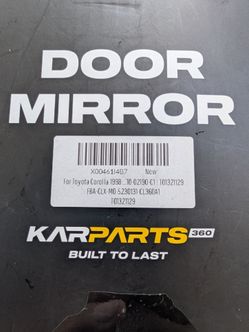 1998 a 2010 Toyota Corolla passenger side mirror
