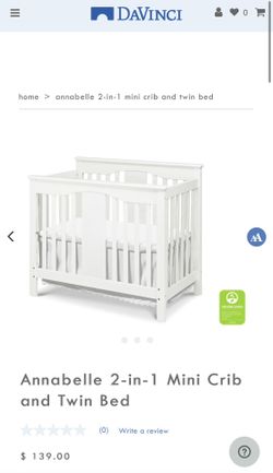 2 in 1 Mini Crib