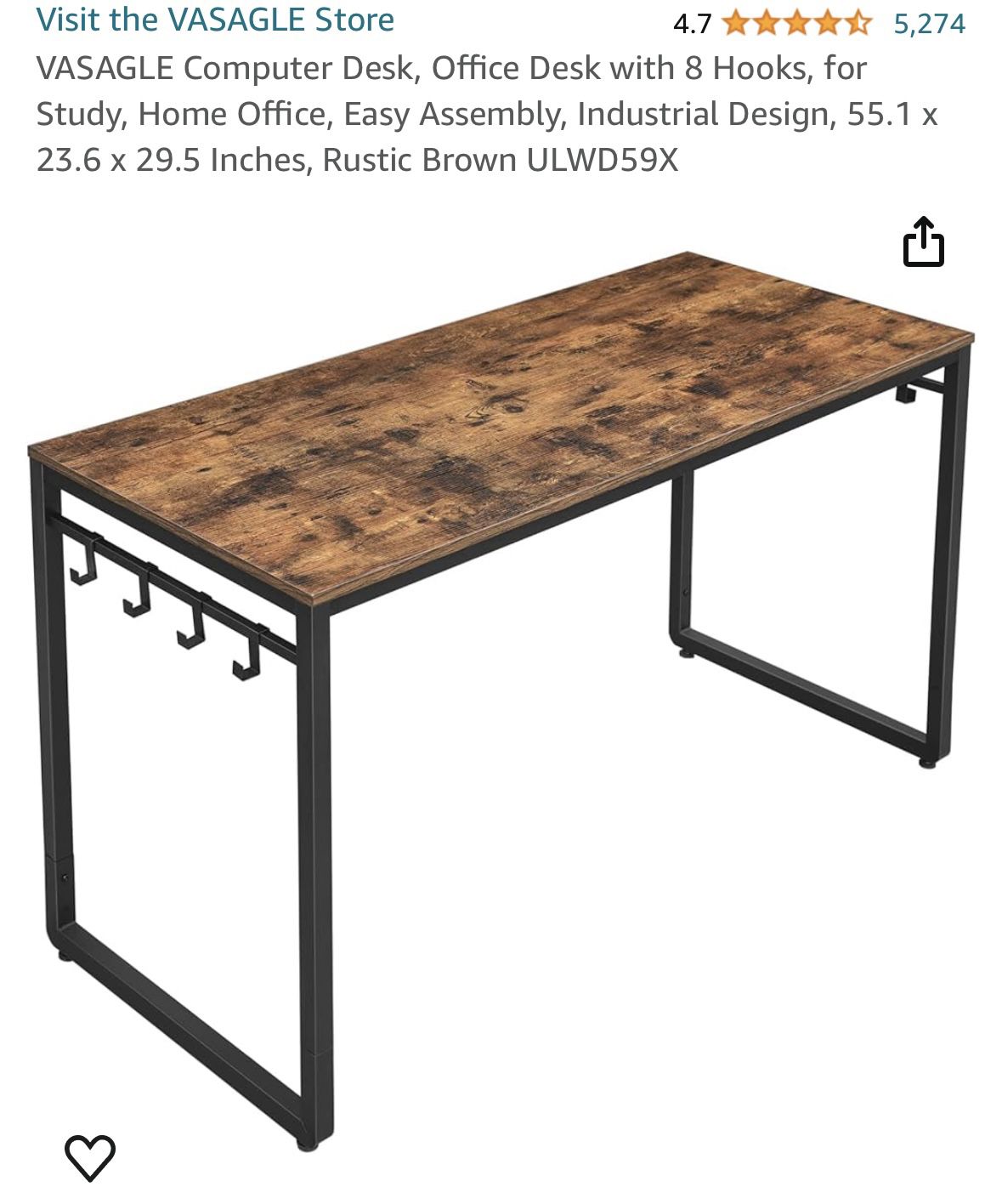 Barely Used Desk—Amazon’s #1 Choice