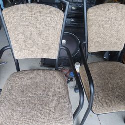 Two Chairs On Wheels