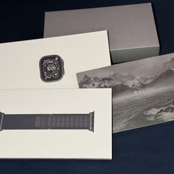 Apple Watch Ultra 3 Black Titanium with Black Alpine Loop (Medium)