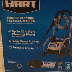 Pressure Washer 1800psi Electric Includes Surface Cleaner Attachment - New