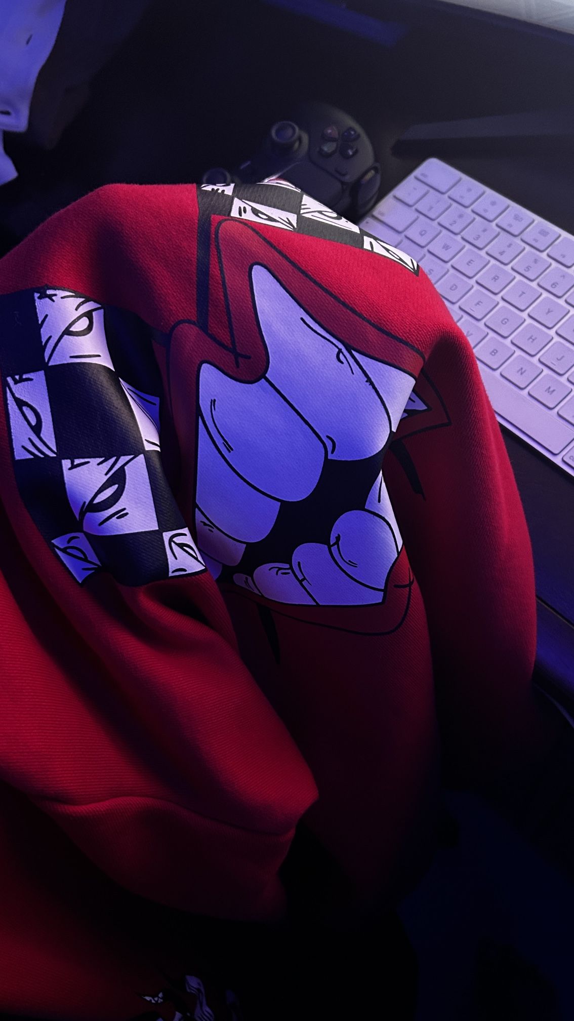 Chrome Hearts X Matty Boy Sadistic Lipstick Hoodie Red/White/Black