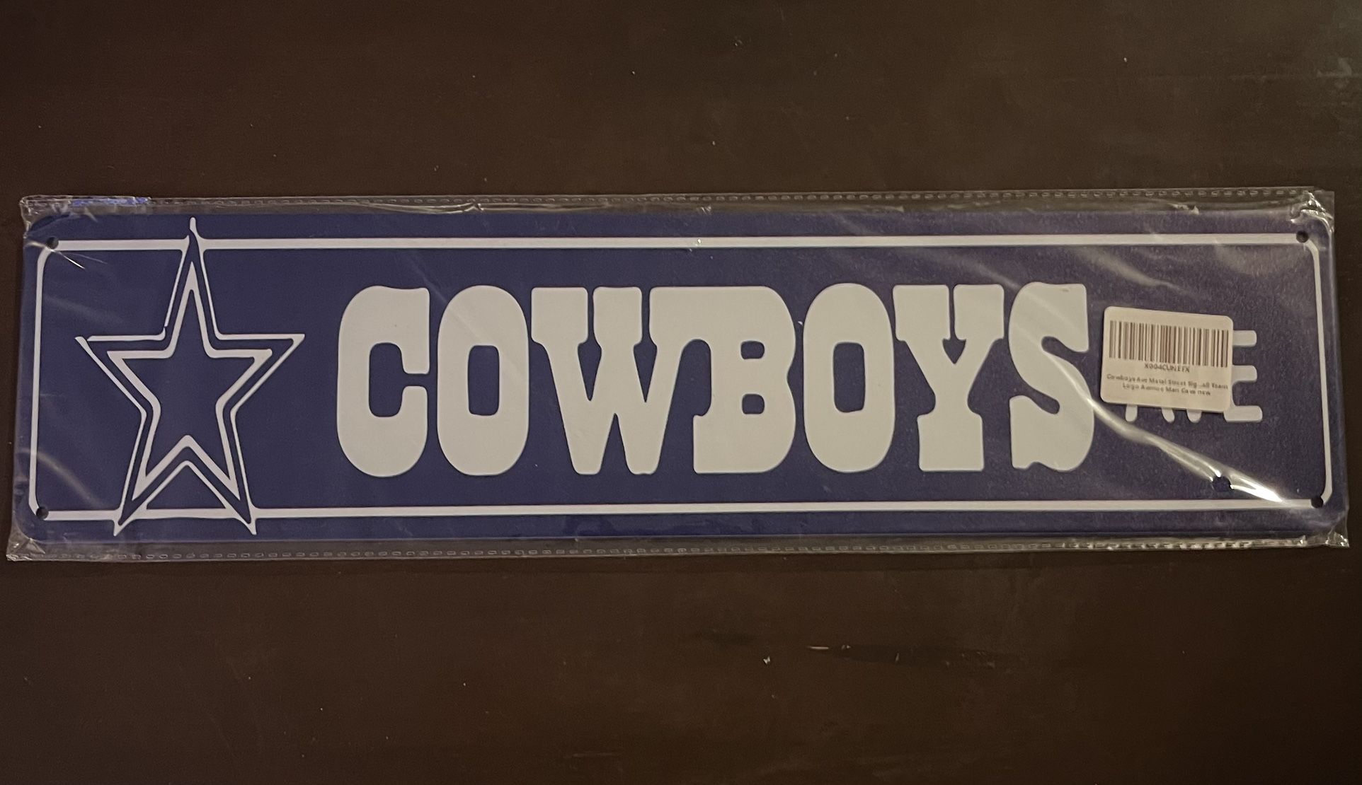 Cowboys Metal Sign