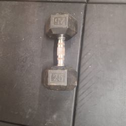 A Single 25lb Dumbbell