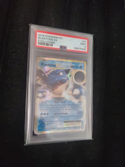 Blastoise EX PSA 9 Mint Pokemon XY Evolutions #21