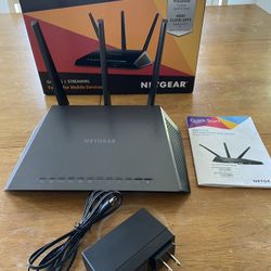 Nighthawk AC1900 Smart WiFi Router -gaming/streaming 