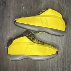 Adidas Crazy 1 Sunshine Yellow Black Kobe Lakers 2013 G98371 Mens Size 11.5