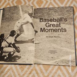 Baseball's Great Moments by Joseph Reichler