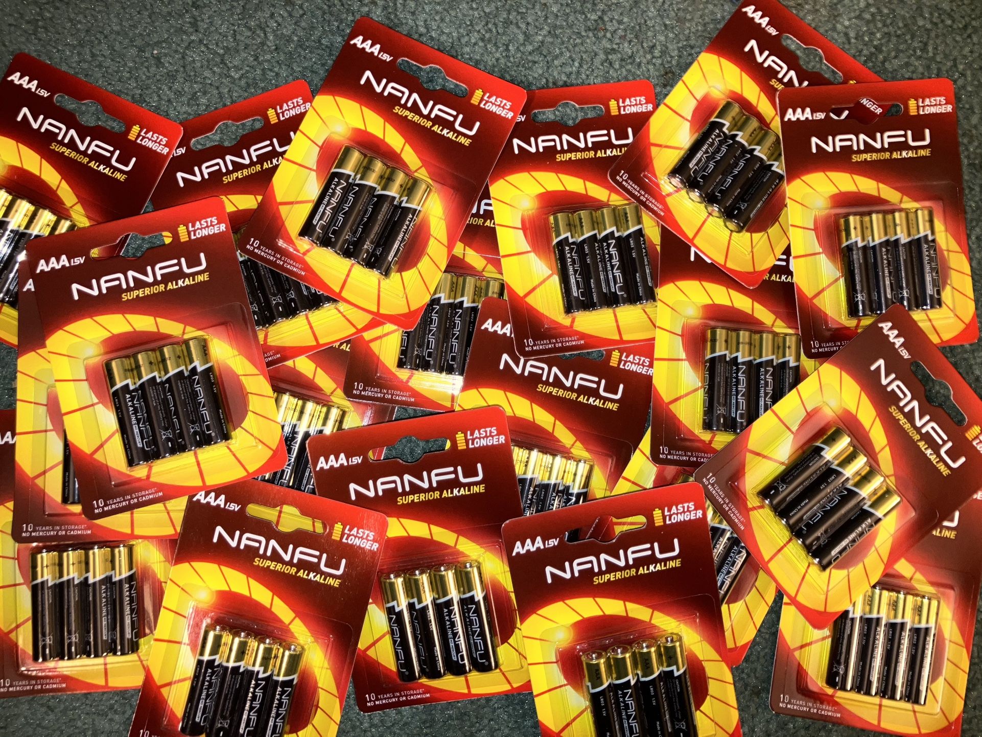 20 Packs Of  AAA Alkaline Batteries 