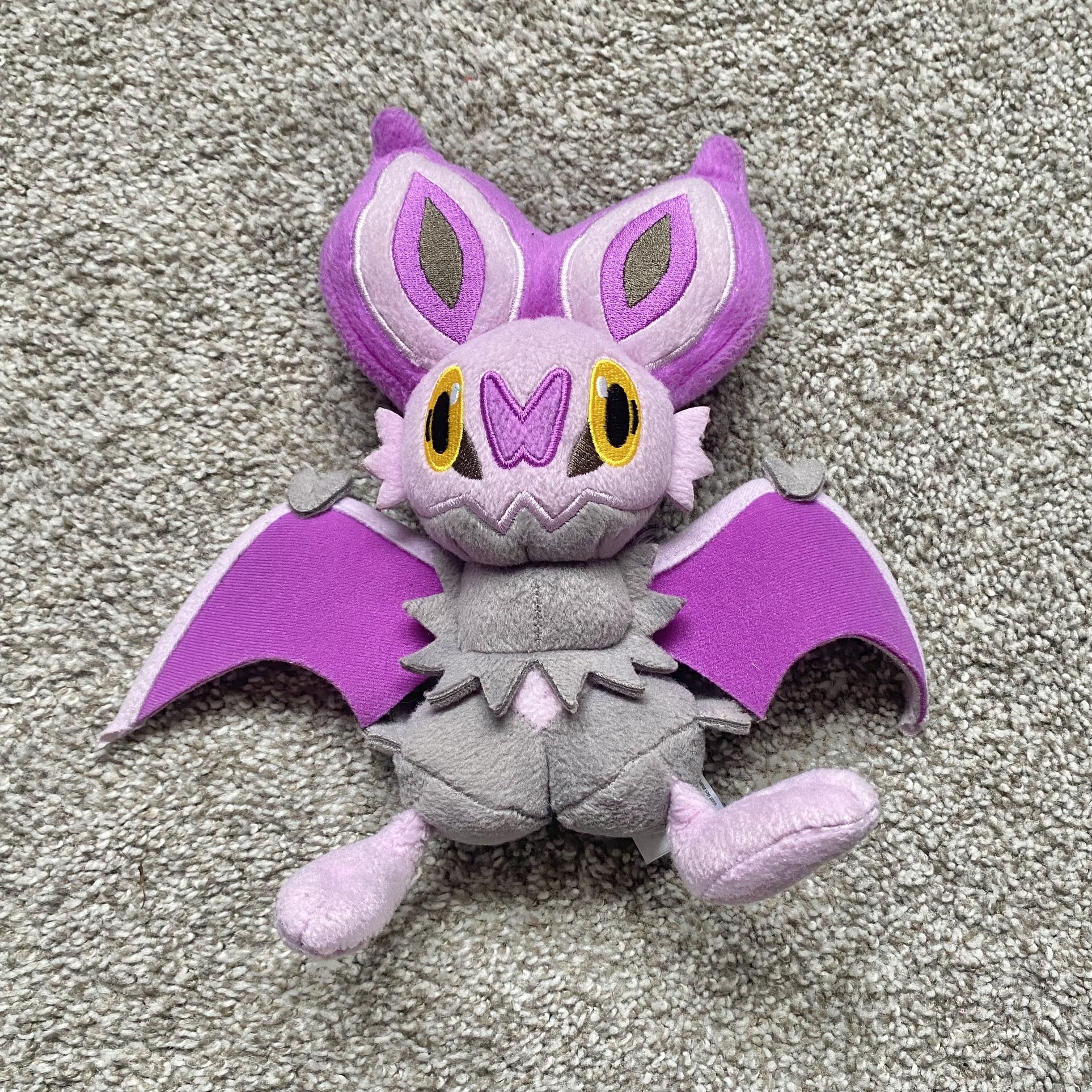 Official Pokémon Tomy Original Noibat Plush Soft Toy Nintendo