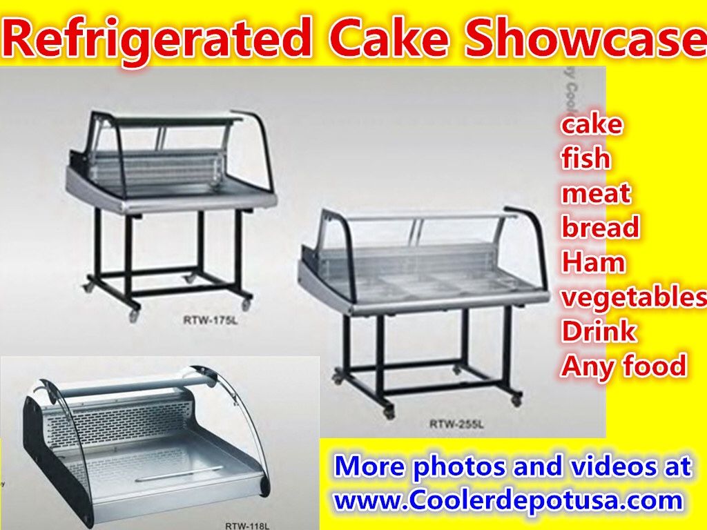 Countertop Refrigerated Cake Showcase Commercial Display Case COOLER Bakery display ' Merchandiser