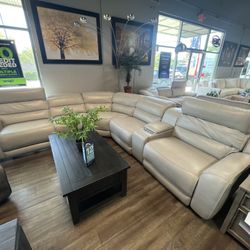 Power Reclining Sectional (waterproof Material)