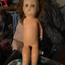 Free.  Vintage Doll With Unattached Arm