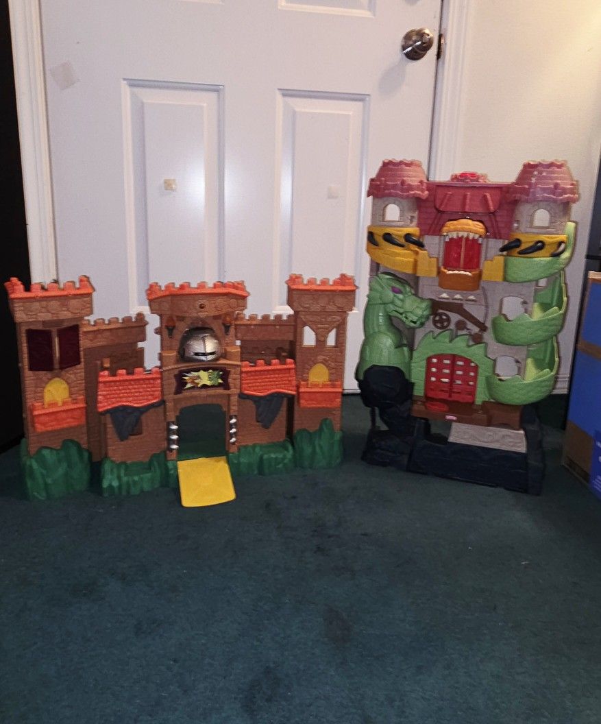 Imaginext Interactive Castles 30 Each 50 For Both