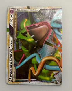 Rayquaza and Deoxys Lengend 89/90 2010 Pokemon Card Top Half