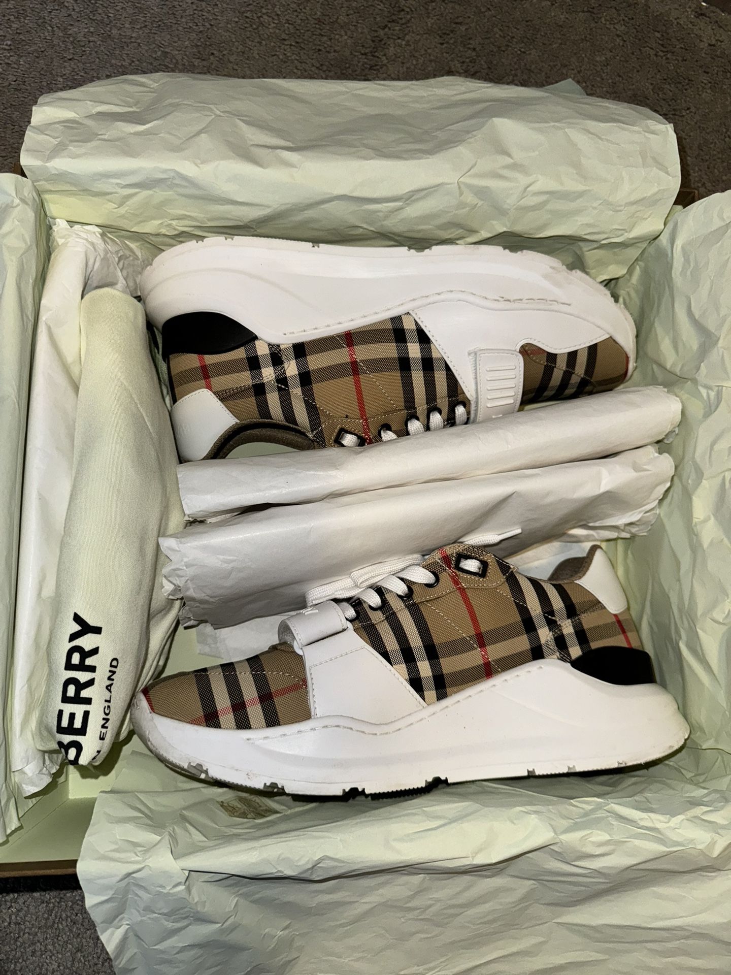 Burberry Sneakers Mens Size 10