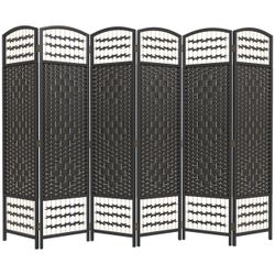 6 Panel Folding Room Divider Portable Privacy Screen