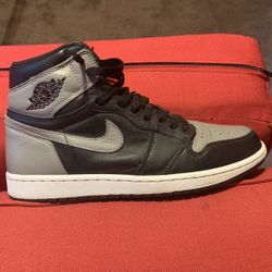 Nike Air Jordan 1s, 2018 Leather High Shadows, Size 10