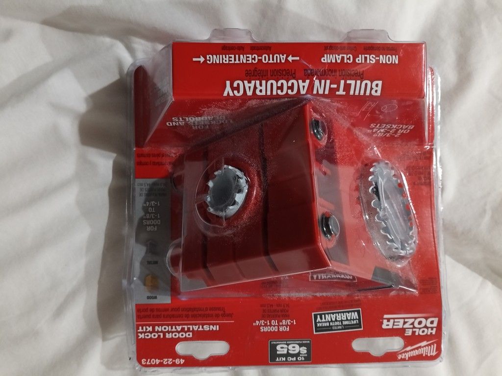 Milwaukee Door Lock Installation Bi-Metal Hole Saw Set