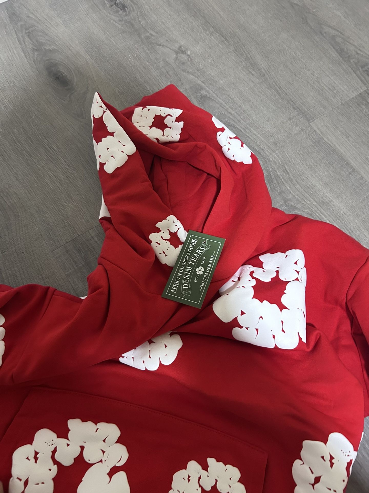 Denim Ters Hoodies/got Large And Medium