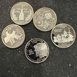 2000 S Gem Proof Washington State Quarters With A Extreme Cameo 8
