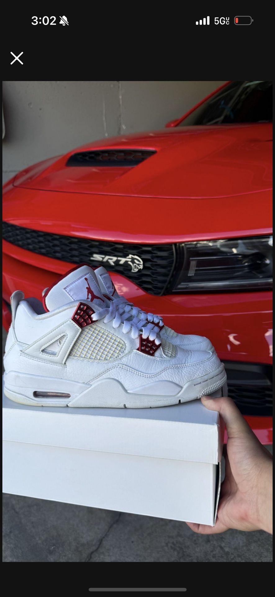 Jordan Red Metallic 4s Size 8.5,New Products : American Fashion Style Bags On Sale