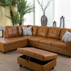 New SECTIONAL BROWN