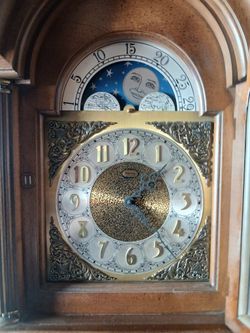 Vintage Ridgeway Grandfather Clock Connoissuer Collection 