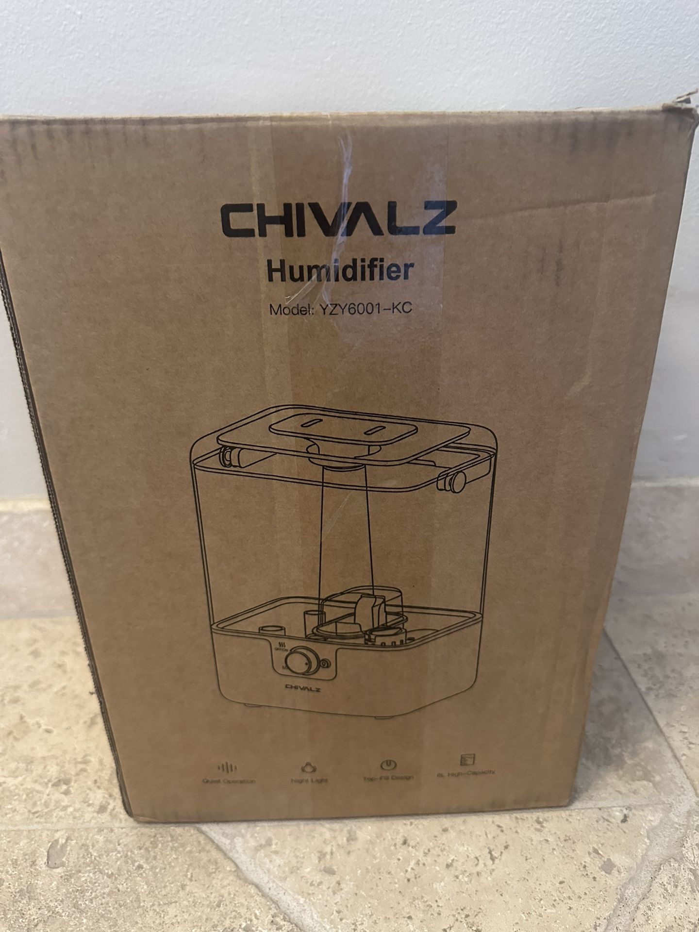 Brand New CHIVALZ HUMIDIFER
