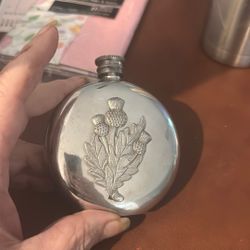 Pewter Flask 