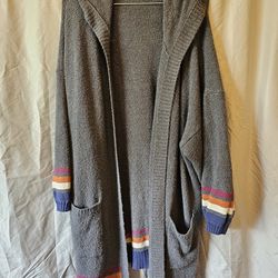 Torrid, 4x Hooded Open Sweater 