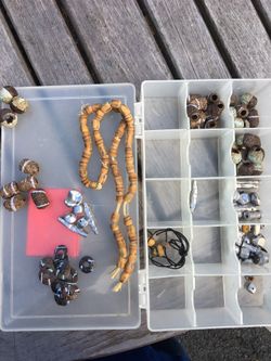 Misc beads with container