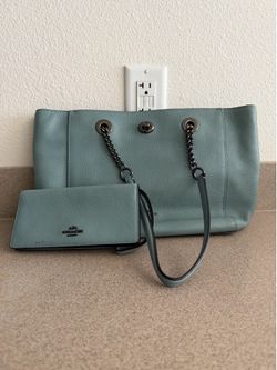 Coach bag + matching wallet