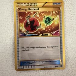 Energy Retrieval 99/98 Gold Secret Rare Pokémon XY Ancient Origins