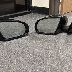 16-21 OEM MERCEDES E W213 COMPLETE MIRROR (Left And Right) BLACK high gloss/camera FULL