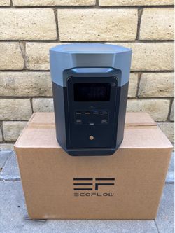 EF ECOFLOW Portable Power Station DELTA Max, 2400wLFP Solar Generator, Full Charge in 1 Hr, 2016Wh Solar Powered Generator for Home Backup
