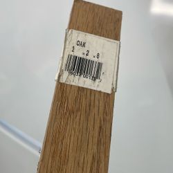 8 Foot Long Piece Of Oak. 1”x2”