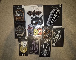 Halloween Iron-on Patch Applique Lot NWT