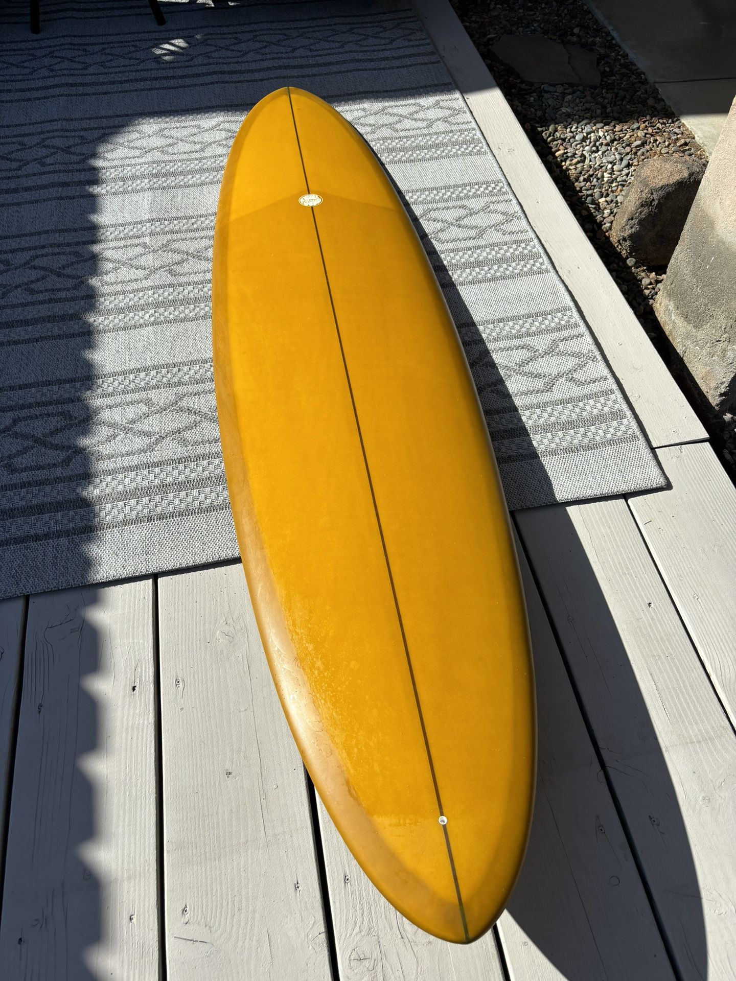  8’0 Mid Length Egg Surfboard 2+1 