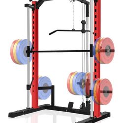 Smith Machine With 155lb Of Weights 
