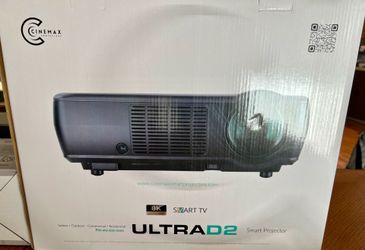 Home theater projector/surround sound indoor/outdoor w/smart tv