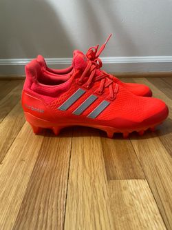 ADIDAS Ultraboost Football Cleats Mens Size 9.5 Orange Grey RARE JP7411